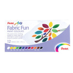 PAINT FABRIC FUN 12 COLORS (PENFFPC1-12)