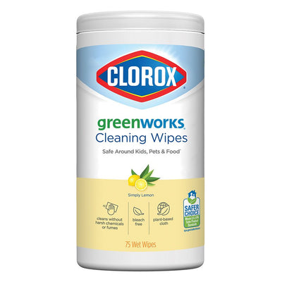 WIPES GREENWORKS LEMON 75 (CLO55872)