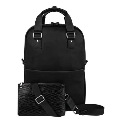 BACKPACK VEG.LEATHER BK (BUG829880)