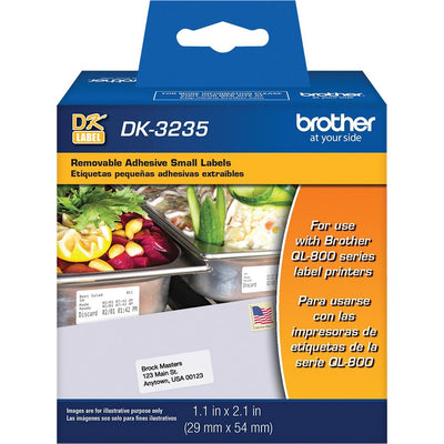 Brother Die-cut Small Removable Paper Labels (BRTDK3235)