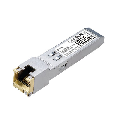 Support 1000BASE-T operation in host systems. Support TX disable function. For 100m Reach Over UTP cat 5e or above cable. Hot-pluggable SFP footprint features. Limited lifetime warranty. (TPLTL-SM331T)
