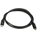 StarTech.com 1m (3.3ft) Thunderbolt 3 Cable, 20Gbps, 100W PD, 4K Video, Thunderbolt-Certified, Compatible w/ TB4/USB 3.2/DisplayPort (STCTBLT3MM1M)