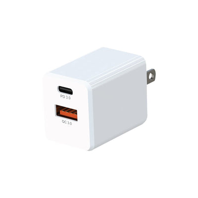 WALL CHARGER USB/USB A WH. (BEEBEWCA20WW)
