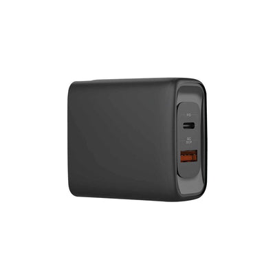 WALL CHARGER PD USB/USB A BK (BEEBEWCCS45WB)