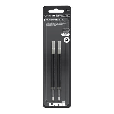 UB 207PLUS PEN/REFILL.7mm BK (UBC70161)