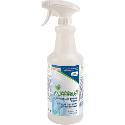 SPRAY BOTTLE LABELLED GLASS CLEANER (SBNWRBXWSB)