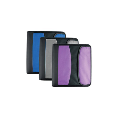 ZIP BINDER R-RING,2",NYLON AST (WNNPFN-61080)