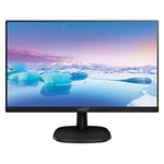 Philips V-line 243V7QJAB Full HD LCD Monitor - 16:9 - Textured Black (PHE243V7QJAB)