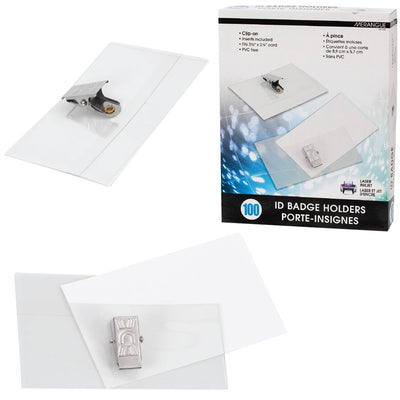 ID BADGE HOLDER WITH CLIP (MGE834054)