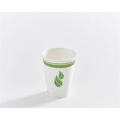 PLA LINED HOT CUP COMPST 8OZ (EGU834098)