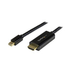 StarTech.com 6ft (2m) Mini DisplayPort to HDMI Cable, 4K 30Hz Video, Mini DP to HDMI Adapter/Converter Cable, mDP to HDMI Monitor/Display (STC834132)