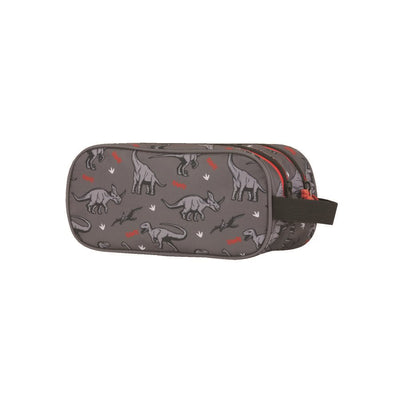 PENCIL CASE RECT.DINOSAUR (BNDPCA5401BSGREY)