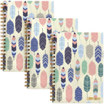 NOTEBOOK HARDCOVER B5 FEATHERS (PUK9379-CD)