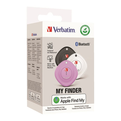 BLUETOOTH TRACKER BK WH PURPLE (VER32132)