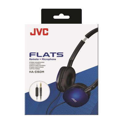 WIRED ON-EAR HEADPHONE BLUE (JVCHA-S160M-A)