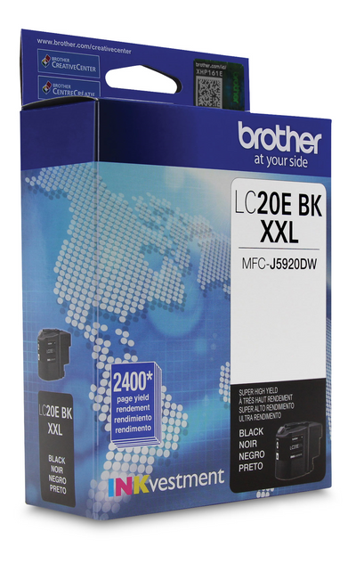 LC20EBKS BLACK INK FOR MFCJ985DW 2.4K (BRTLC20EBKS)