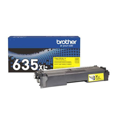Brother Genuine TN635XLY High Yield Yellow Toner Cartridge (BRTTN635XLY)