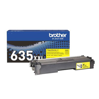 Brother Genuine TN635XXLY Super High Yield YellowToner Cartridge (BRTTN635XXLY)