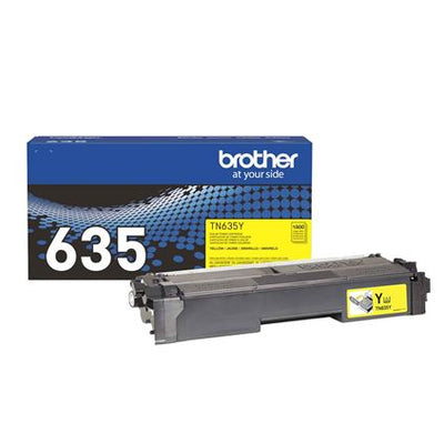 Brother Genuine TN635C Yellow Toner Cartridge (BRTTN635Y)