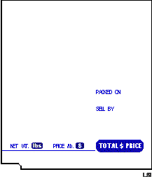 Tec SL9000 kg PKG/BB Blue Labels 600LPR -48/c (SDN0419)
