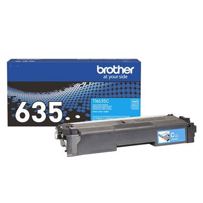 Brother Genuine TN635C  Cyan Toner Cartridge (BRTTN635C)