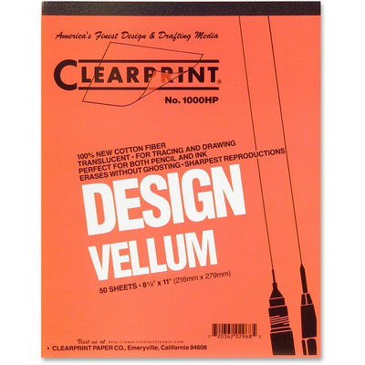 Clearprint Design Vellum Pad - Letter (CLE10001410)