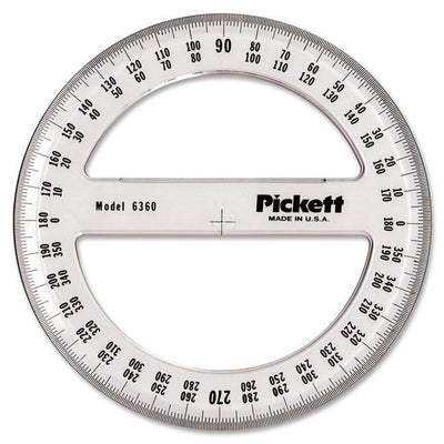 Chartpak Full Circle Protractor (CHA6360)