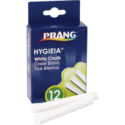 Prang White Chalk Sticks (DIX31144)