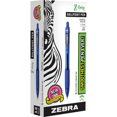 Zebra Z-Grip Retractable Ballpoint Pens (ZEB22220)