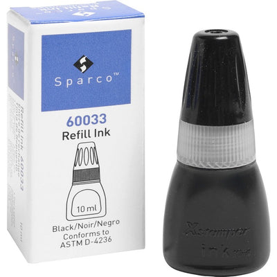 STAMP REFILL INK, 10ml  *BLACK (SPR60033)