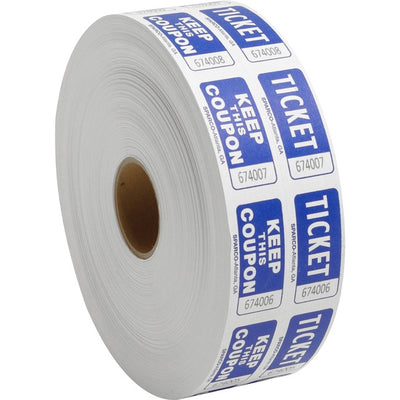 TKT DBL W/COUPON 2000/ROLL*BLU (SPR99230)