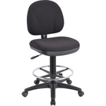 Lorell Millenia Series Adjustable Task Stool with Back (LLR80008)