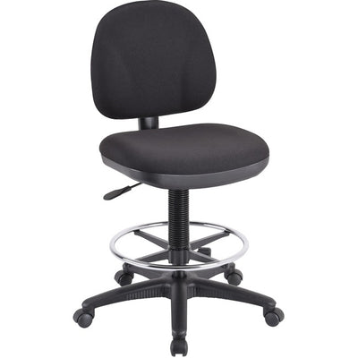 Lorell Millenia Series Adjustable Task Stool with Back (LLR80008)