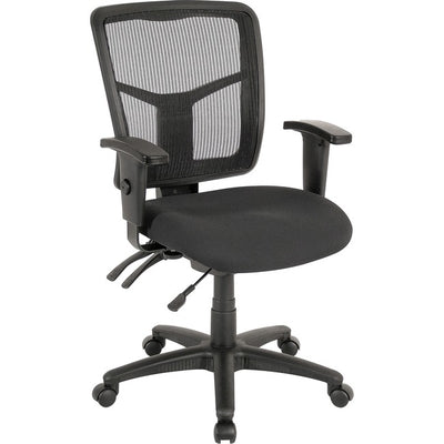 Lorell ErgoMesh Series Managerial Mesh Mid-Back Chair (LLR86201)