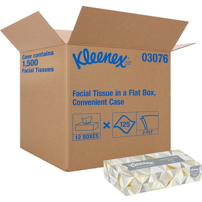 Kleenex Professional Facial Tissue for Business - Flat Box (KCC03076)