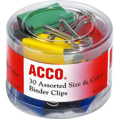 ACCO Assorted Size Binder Clips (ACC71130)