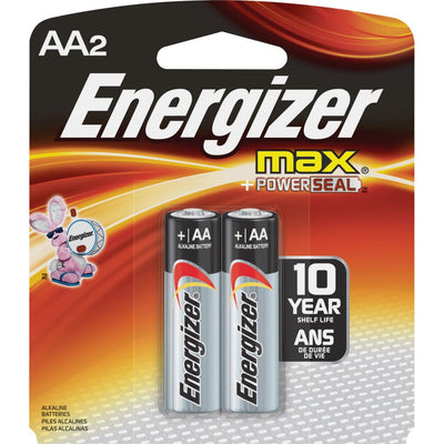 Energizer Max Alkaline AA Batteries (EVEE91BP2)