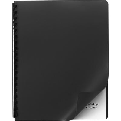 BIND COVER BACKS   BLACK*25/PK (GBC25703)