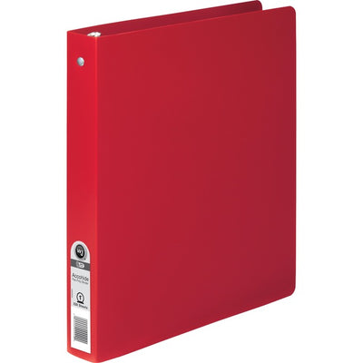 BINDER R-RING POLY  1"  *RED (ACC39719)