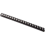 Fellowes Plastic Binding Combs - Black, 3/8" Diameter (FEL52325)