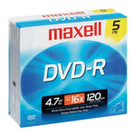 Maxell DVD Recordable Media - DVD-R - 16x - 4.70 GB - 1 - Gold (MAX638002)