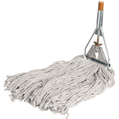 Genuine Joe Wood Handle Complete Wet Mop (GJO54201)