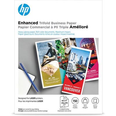 HP Trifold Brochure Paper - White (HEWQ6612A)