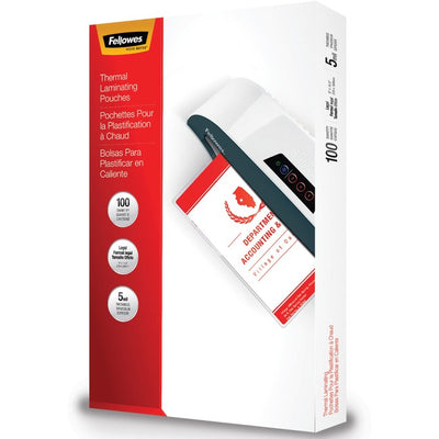 Fellowes Glossy Pouches - Legal, 5 mil, 100 pack (FEL52045)