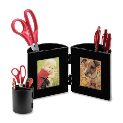 PENCIL CUP W/PHOTO FRAMES (DEF35004)