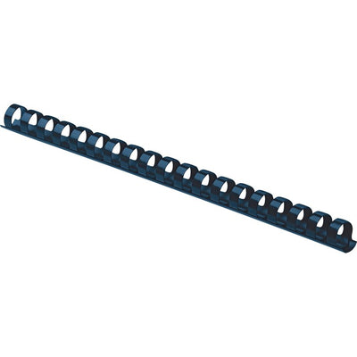 Fellowes Plastic Binding Combs - Navy, 3/8" Diameter (FEL52505)