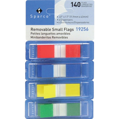 FLAGS REMOVBL 1/2" ASST*140/PK (SPR19256)