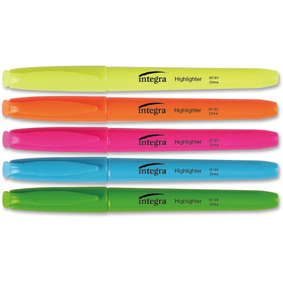 Integra Pen Style Fluorescent Highlighters (ITA36180)