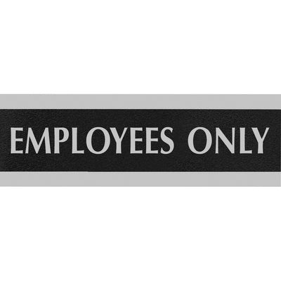 Headline Century Employees Only Sign (USS4760)