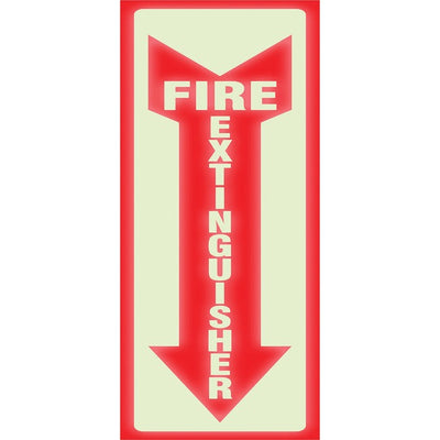 Headline Glow Fire Extinguisher Sign (USS4793)